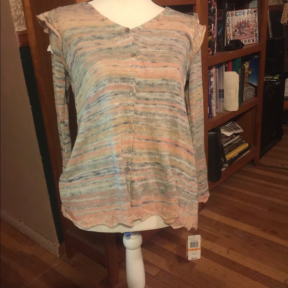 Button up sweater